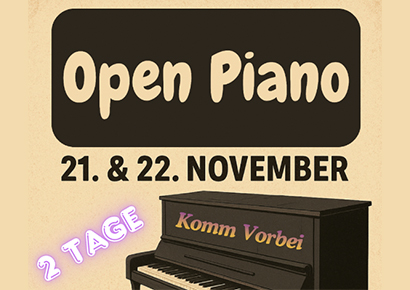 Open Piano – Zeige dein Talent im Shopping-Plaza!